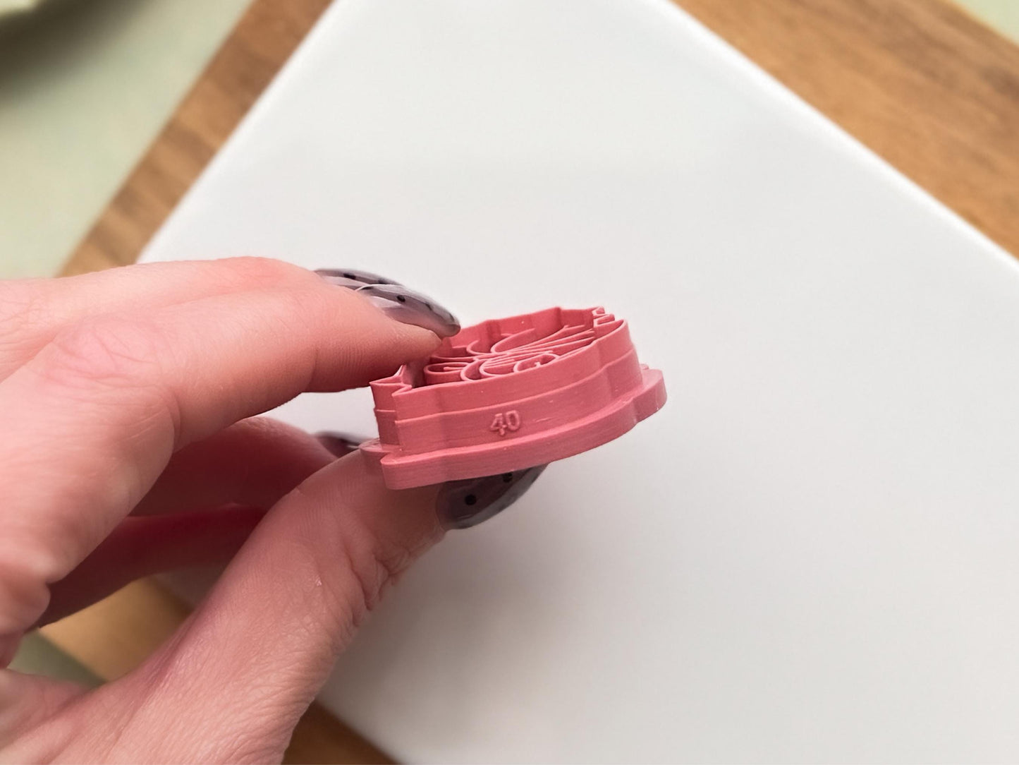 Oval Flower Frame Cutter, For Polymer Clay & Fondant, Single And Mirrored Pairs-Floral Clay Cutters
