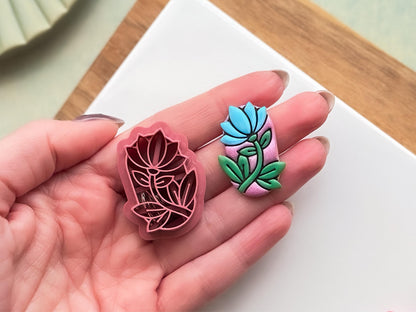 Oval Flower Frame Cutter, For Polymer Clay & Fondant, Single And Mirrored Pairs-Floral Clay Cutters