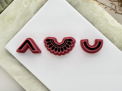 Solace Polymer Clay Earring Cutter Set, Boho Style-Earring Cutter Sets