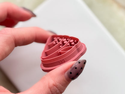 Cone Seashell Clay Cutter: Polymer Clay Earring Tools, UK Made-Summer Clay Cutters