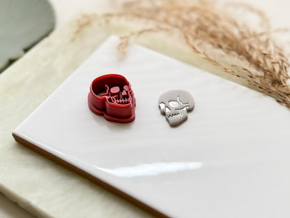 Side Skull Polymer Clay Cutter, Gothic Earring Tool In 6 Sizes-Gothic Clay Cutters