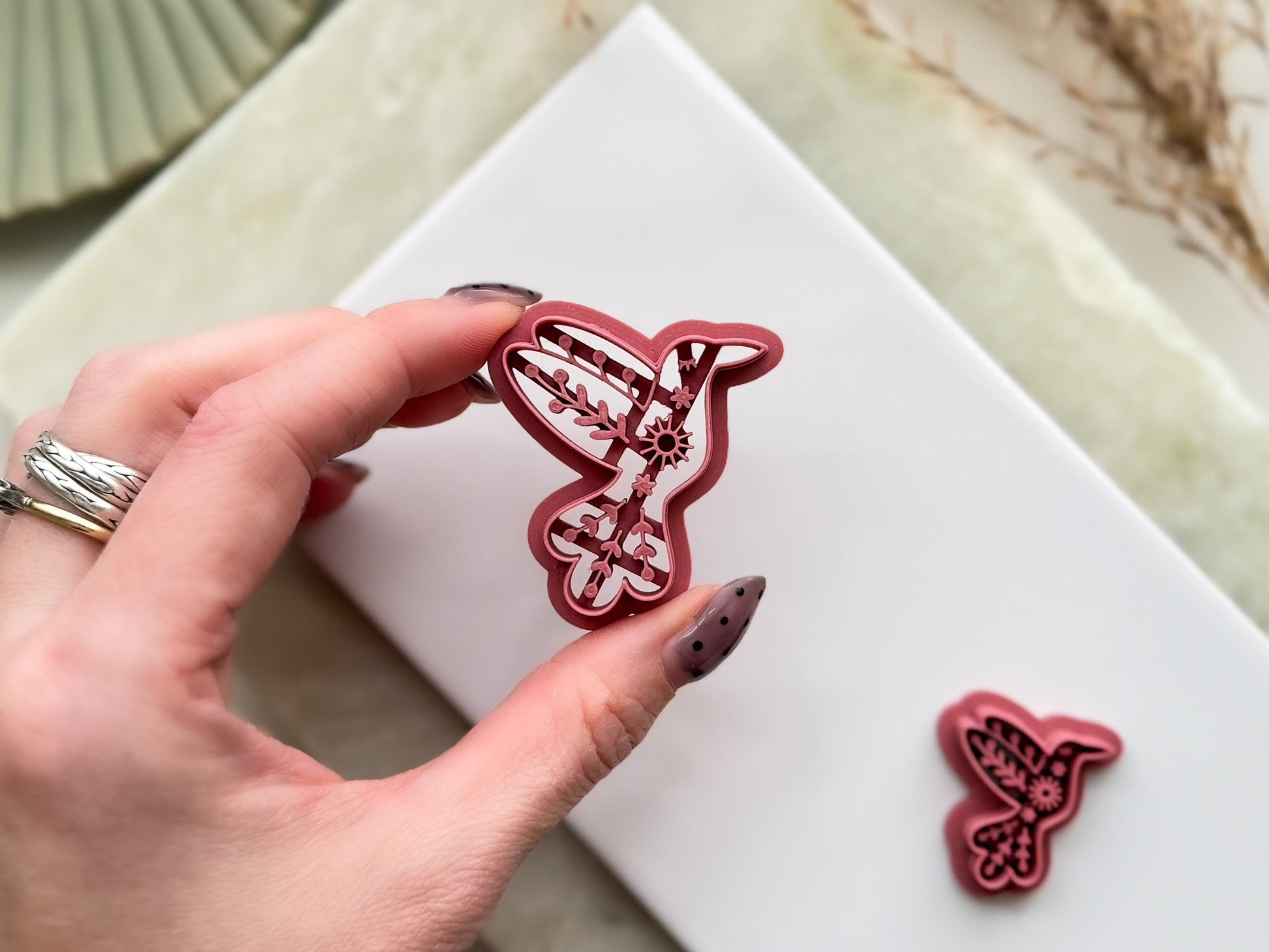 Boho Humming Bird Cutter - Nordic Animal Tool For Polymer Clay-Boho Clay Cutters