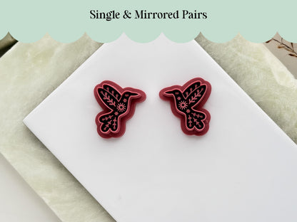 Boho Humming Bird Cutter - Nordic Animal Tool For Polymer Clay-Boho Clay Cutters
