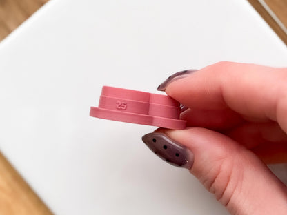 Polymer clay garden scissors cutter – summer earring cutter, UK studio