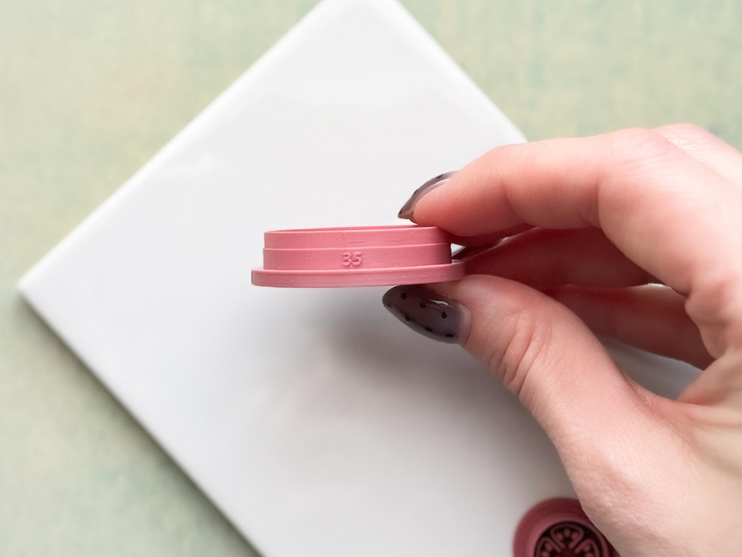 Tomato Slice Clay Cutter for Polymer Clay, Detailed Fruit Tool-Food Themed Clay Cutters