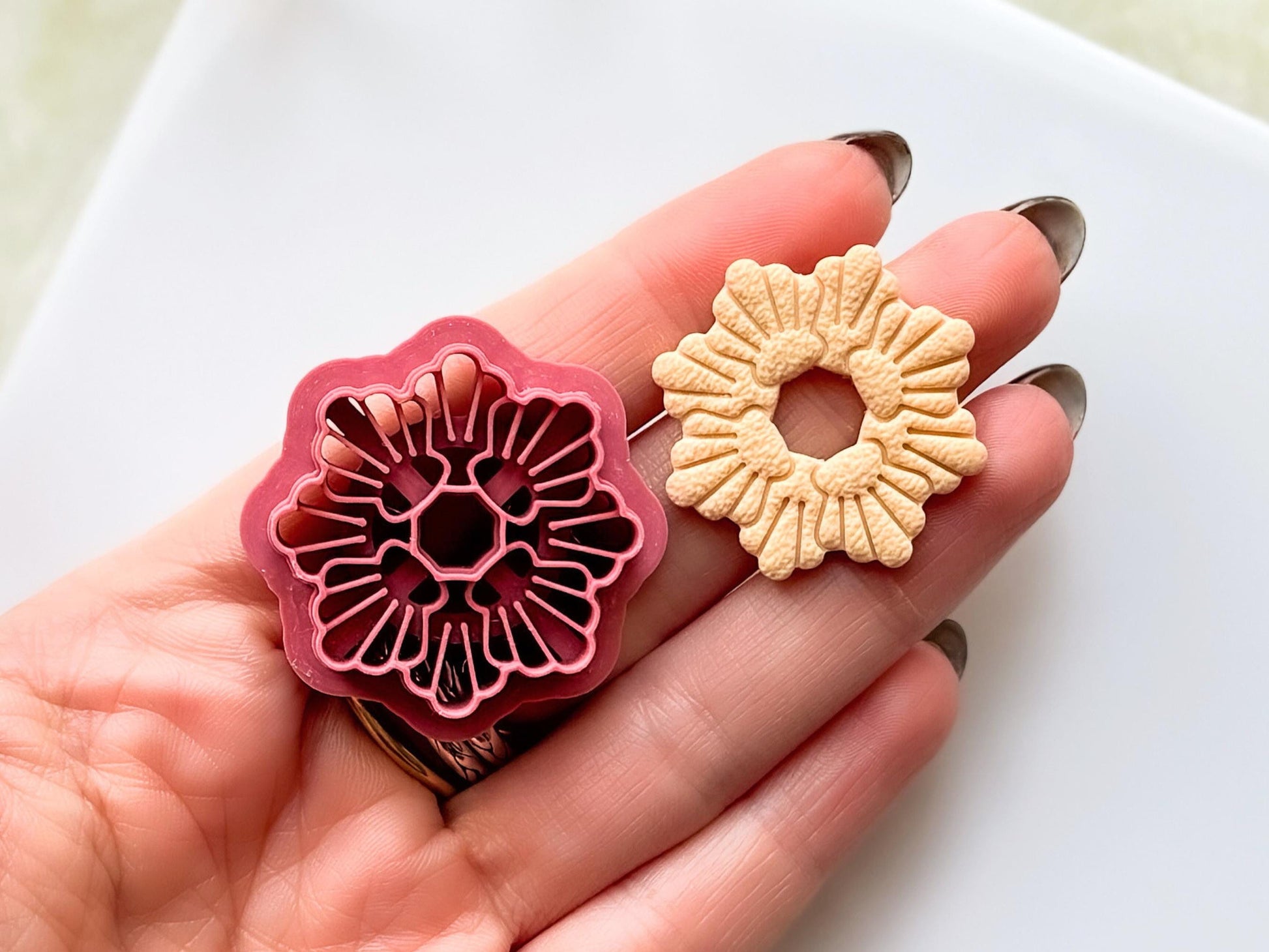 Shell Ring Polymer Clay Cutter Set, Sea Snail, Starfish, Clam Shell, Sand Dollar, Summer Earring Tools-Cookie Cutters