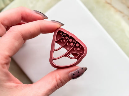 Cone Seashell Clay Cutter: Polymer Clay Earring Tools, UK Made-Summer Clay Cutters