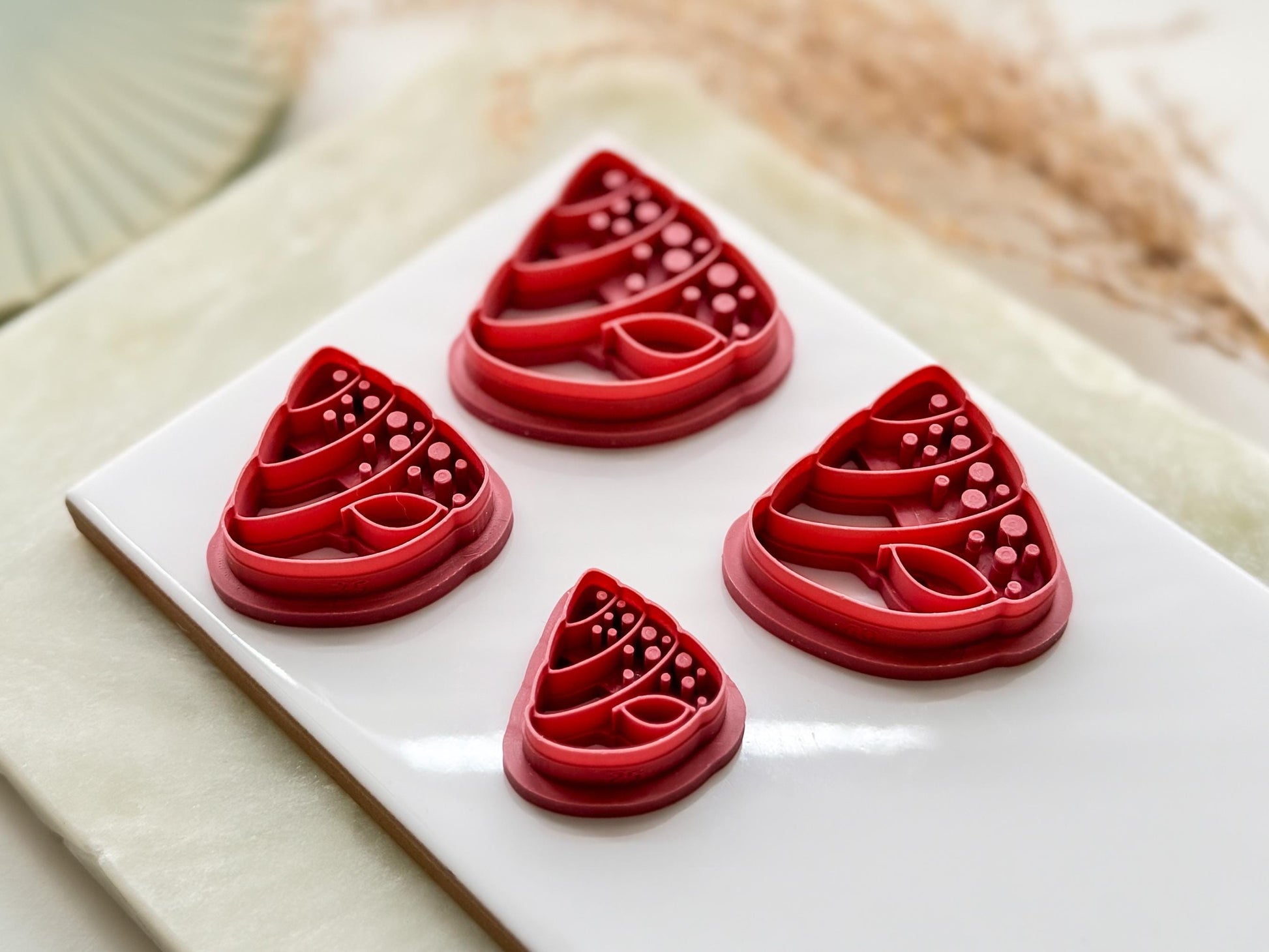 Cone Seashell Clay Cutter: Polymer Clay Earring Tools, UK Made-Summer Clay Cutters