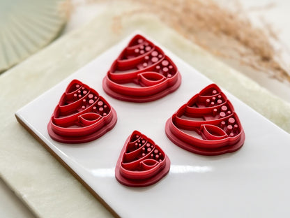 Cone Seashell Clay Cutter: Polymer Clay Earring Tools, UK Made-Summer Clay Cutters