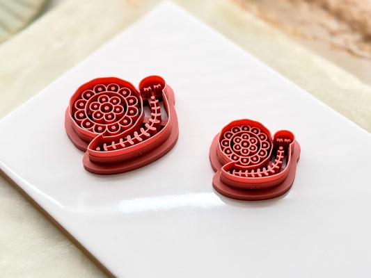 Boho Snail Cutter, Nordic Themed Animal Tool For Polymer Clay-Boho Clay Cutters