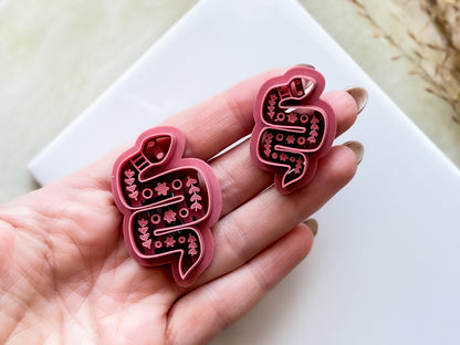 Snake Shaped Clay Cutter, Boho Folk Art Style Tool For Polymer Clay & Fondant-Boho Clay Cutters