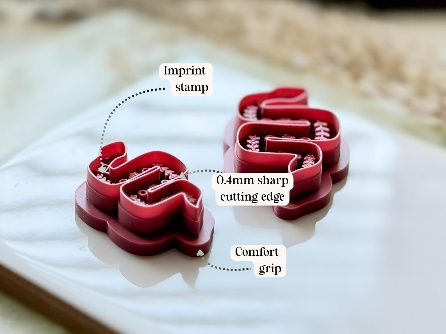 Snake Shaped Clay Cutter, Boho Folk Art Style Tool For Polymer Clay & Fondant-Boho Clay Cutters