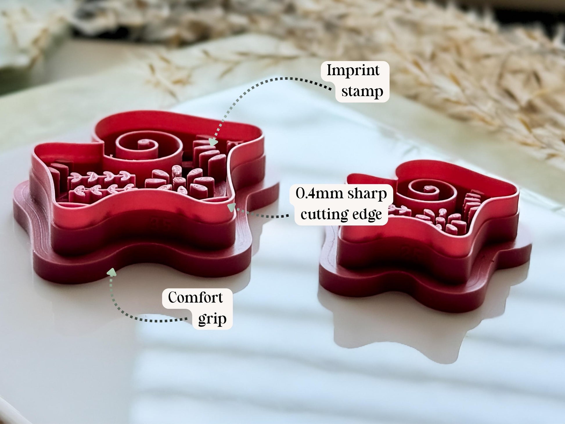 Ram Shaped Clay Cutter, Boho Folk Art Style Animal Tool For Polymer Clay & Fondant-Boho Clay Cutters