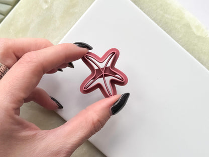 Starfish Polymer Clay Cutter, Summer Earring Making, Coastal Cutters-Summer Clay Cutters