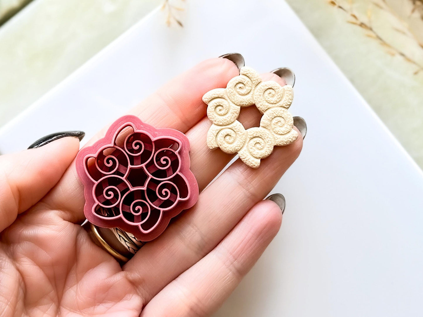 Shell Ring Polymer Clay Cutter Set, Sea Snail, Starfish, Clam Shell, Sand Dollar, Summer Earring Tools-Cookie Cutters