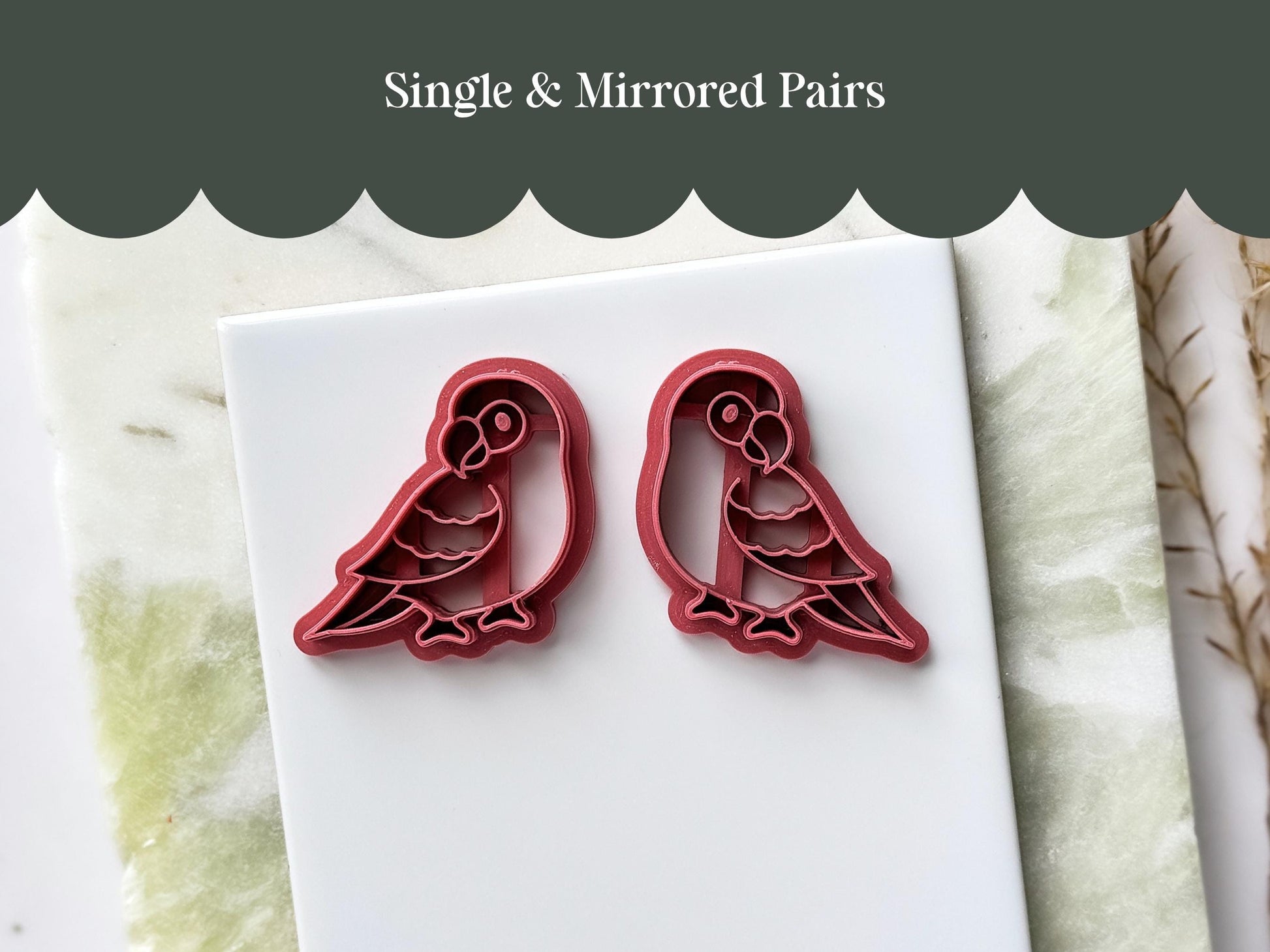 Sitting Parrot Clay Cutter, Summer Jewellery Making, Polymer Clay & Fondant Tool-New In - Cutters, Tools