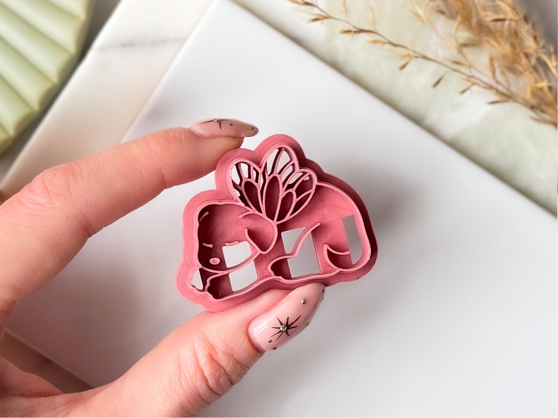 Sleeping Fairy Dog Clay Cutter, Fairycore Earring Making Tools, Fantasy Theme-Animal & Nature Cutters
