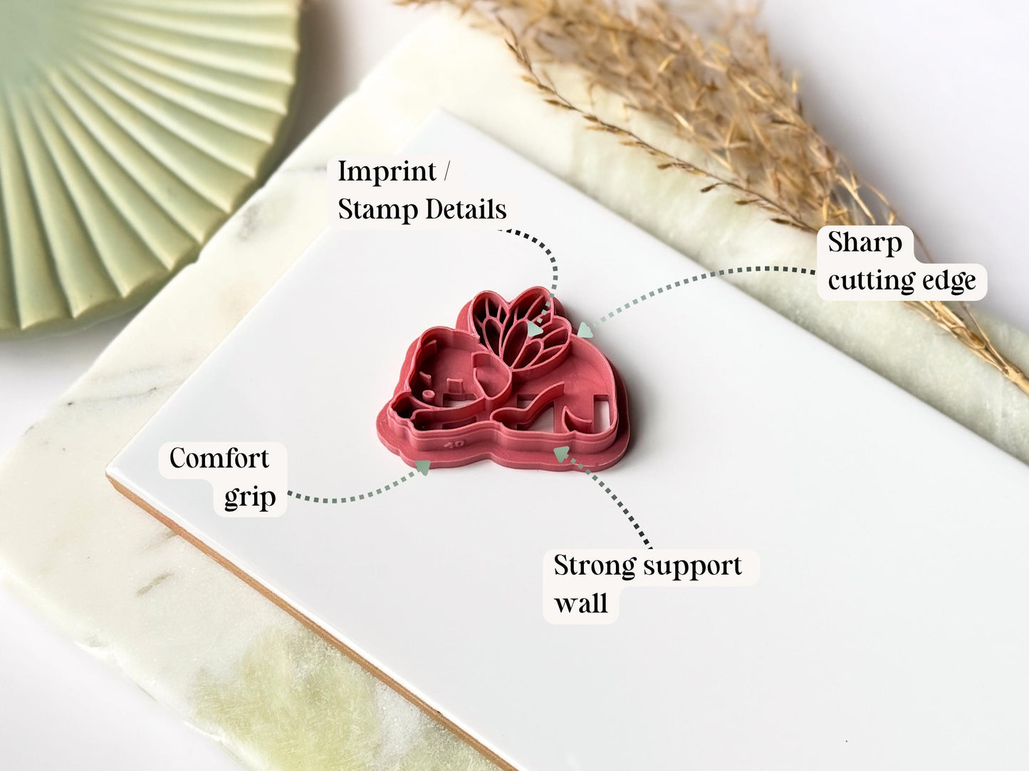 Sleeping Fairy Dog Clay Cutter, Fairycore Earring Making Tools, Fantasy Theme-Animal & Nature Cutters