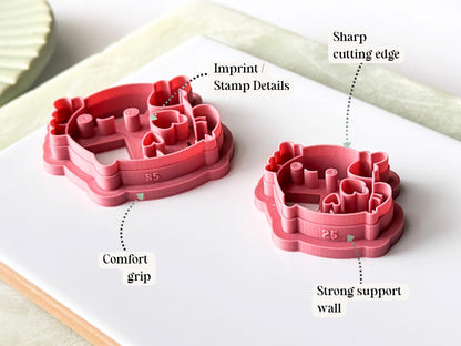Axolotl Shaped Cutter, Polymer Clay Earring Making Tool, Fondant Cutter-Animal & Nature Cutters