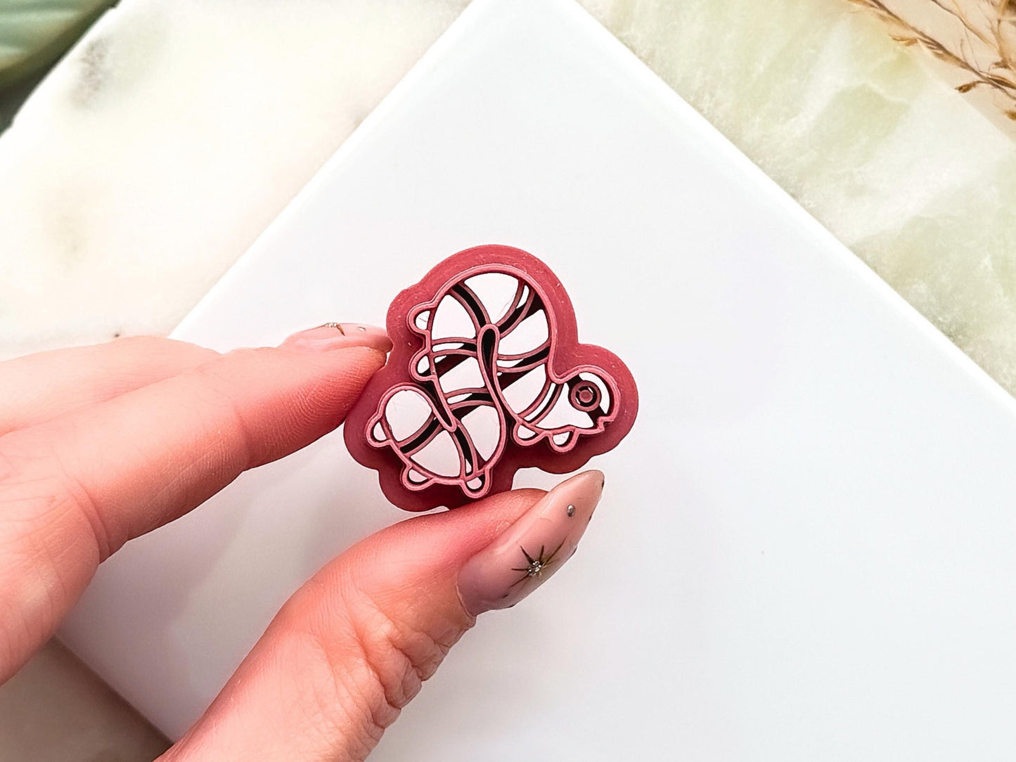 Caterpillar Clay Cutter, Abstract Insect Shaped Polymer Clay Tools, UK Made-New In - Cutters, Tools