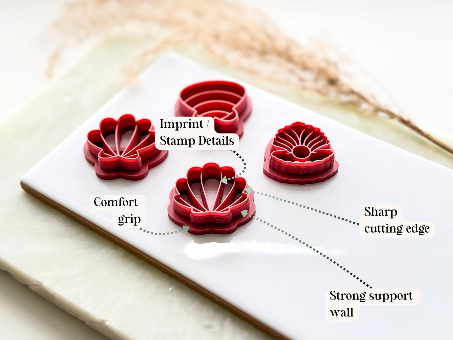 Shell Ring Polymer Clay Cutter Set, Sea Snail, Starfish, Clam Shell, Sand Dollar, Summer Earring Tools-Cutter Sets & Bundles
