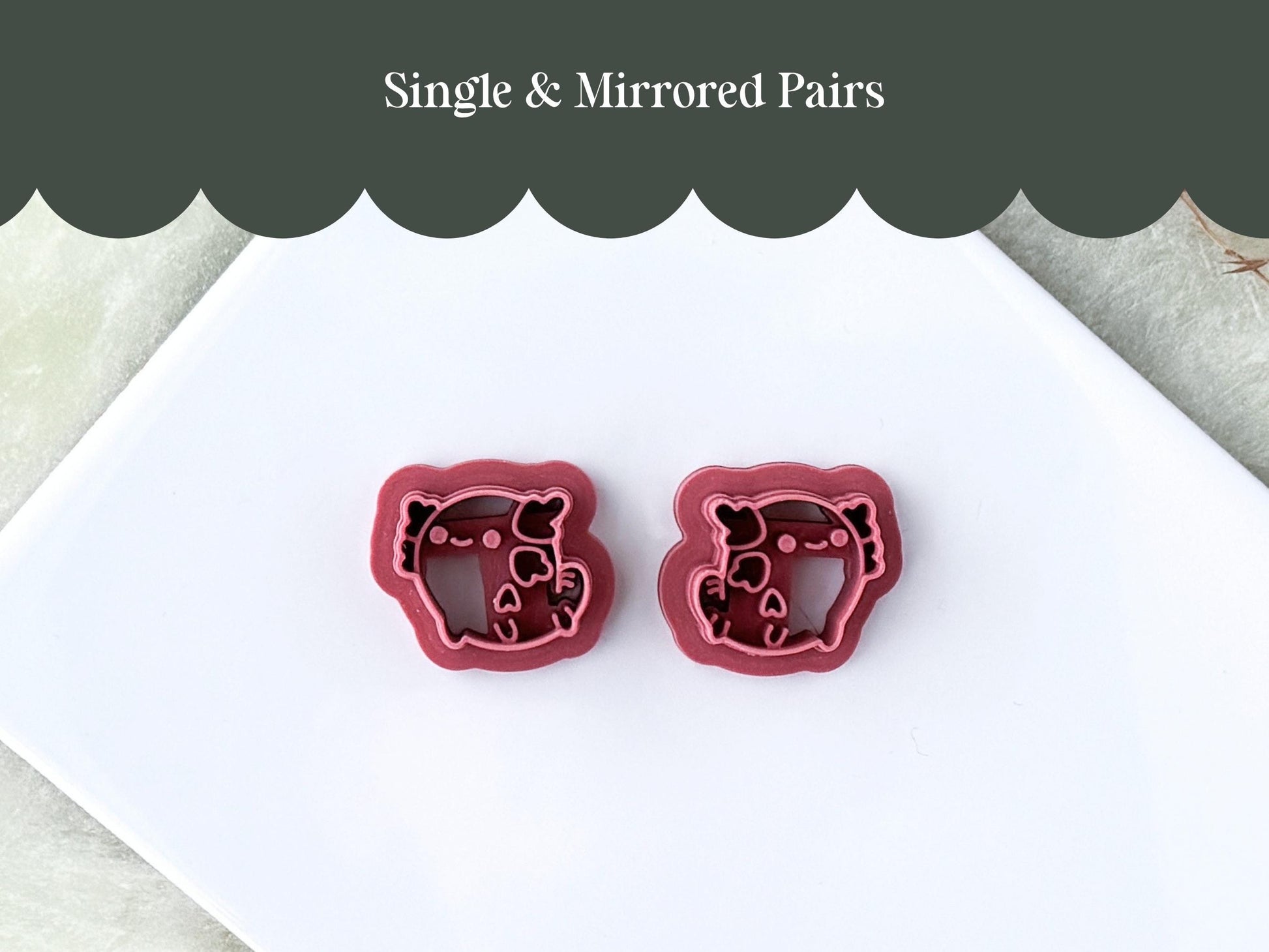 Axolotl Shaped Cutter, Polymer Clay Earring Making Tool, Fondant Cutter-Animal & Nature Cutters
