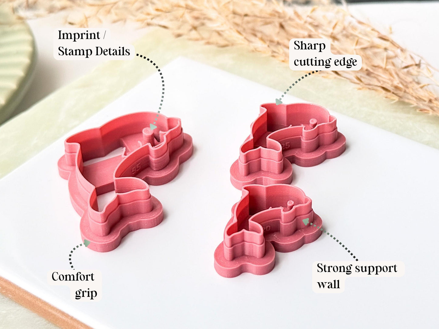 Dolphin Shaped Cutter, Polymer Clay Earring Making Tool, Fondant Cutter-New In - Cutters, Tools
