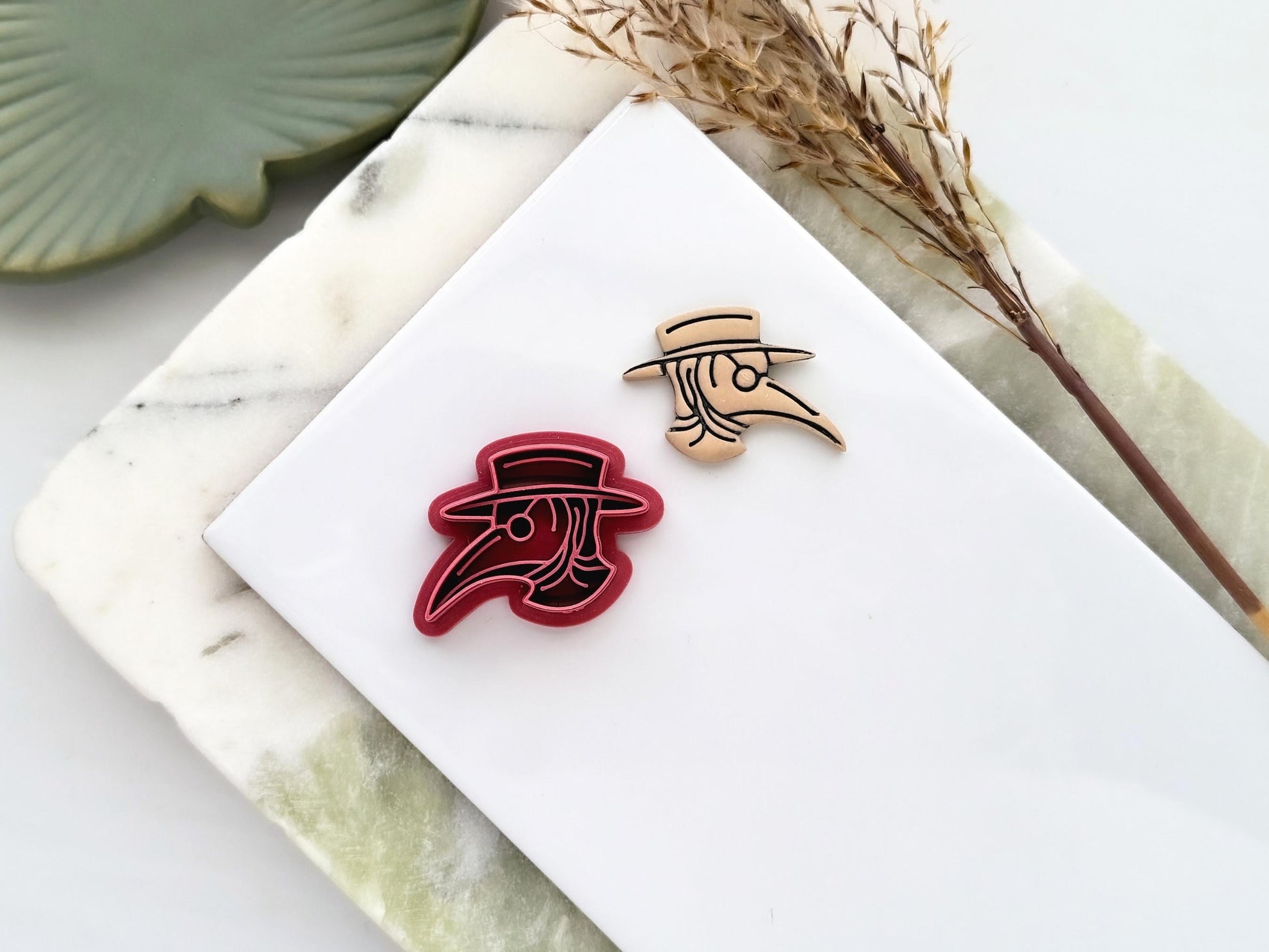 Plague Doctor Clay Cutter, Gothic Horror & Halloween Themed Design-Halloween Cutters