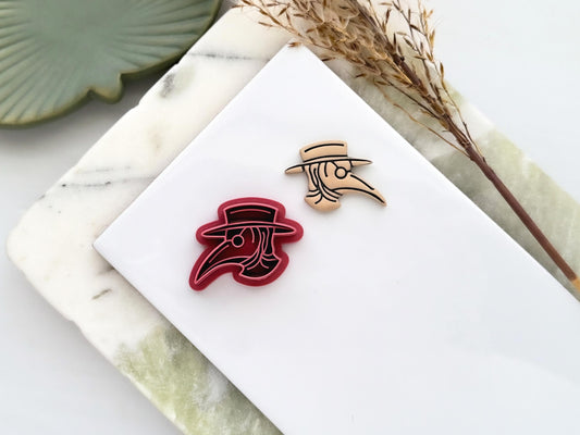 Plague Doctor Clay Cutter, Gothic Horror & Halloween Themed Design-Halloween Cutters