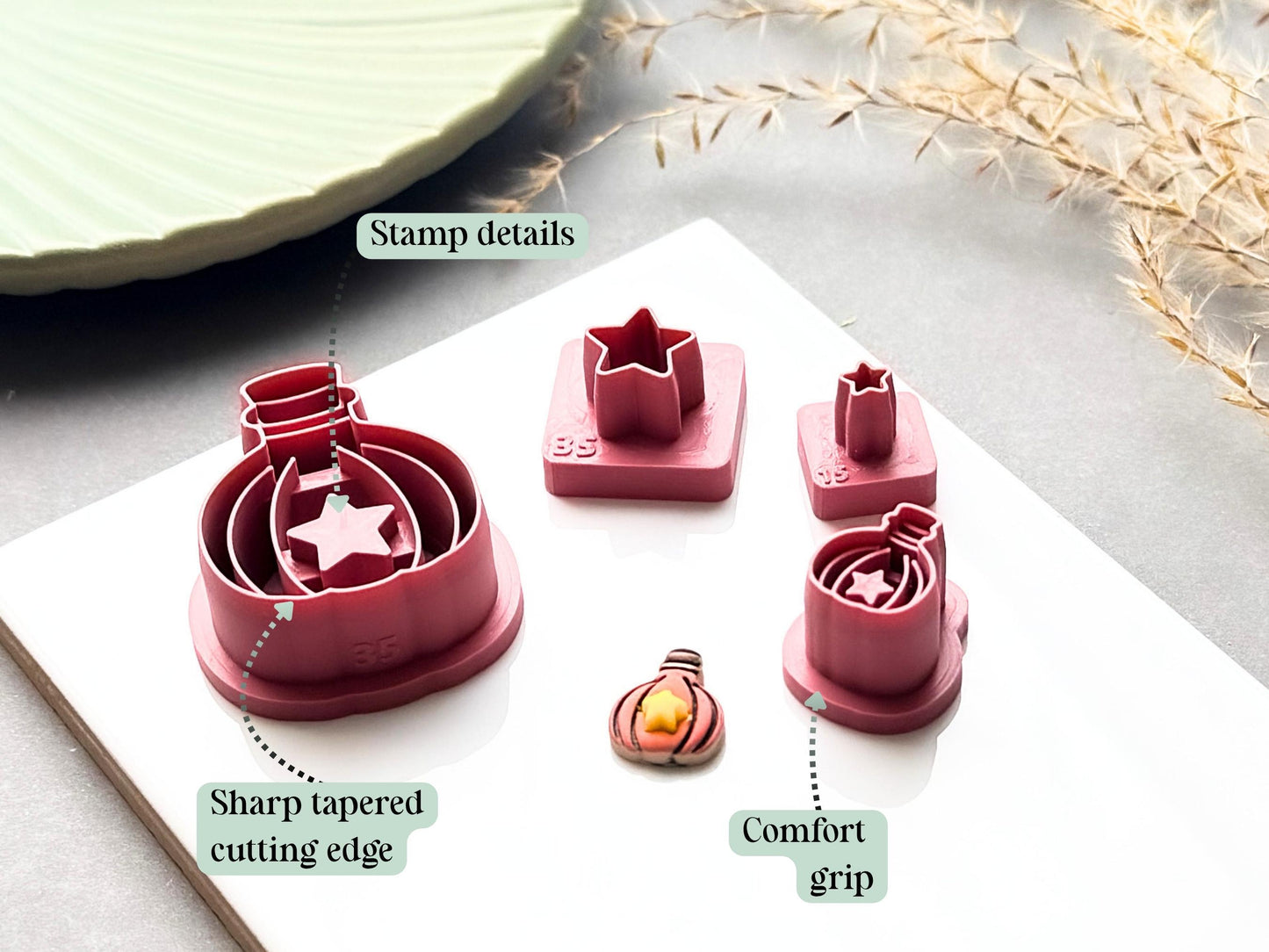 Pumpkin Potion Bottle Clay Cutter, Halloween, Alchemy Design-Halloween Cutters