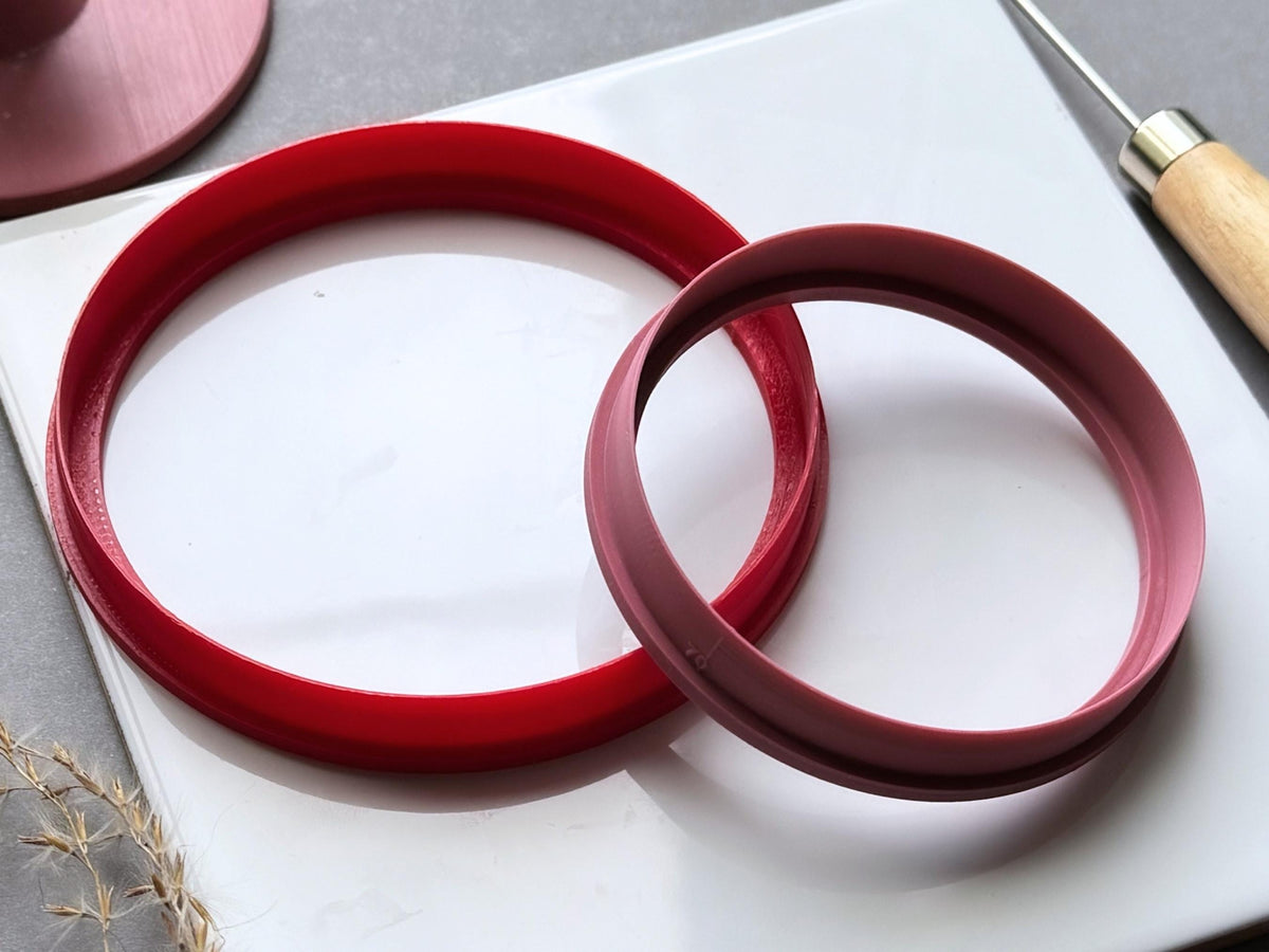 Large Circle Clay Cutters, Varrious Sizes-Geometric Shape Cutters