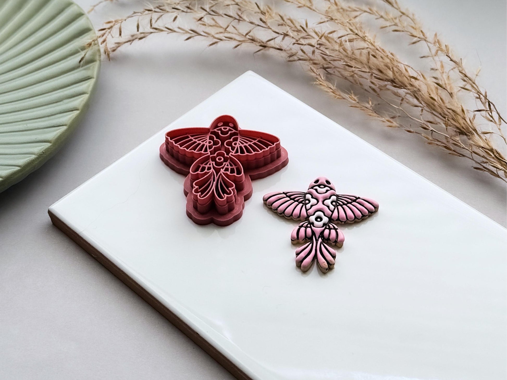 Blossom Fish Polymer Clay Cutter, Folk Art Floral Design 1-Animal & Nature Cutters
