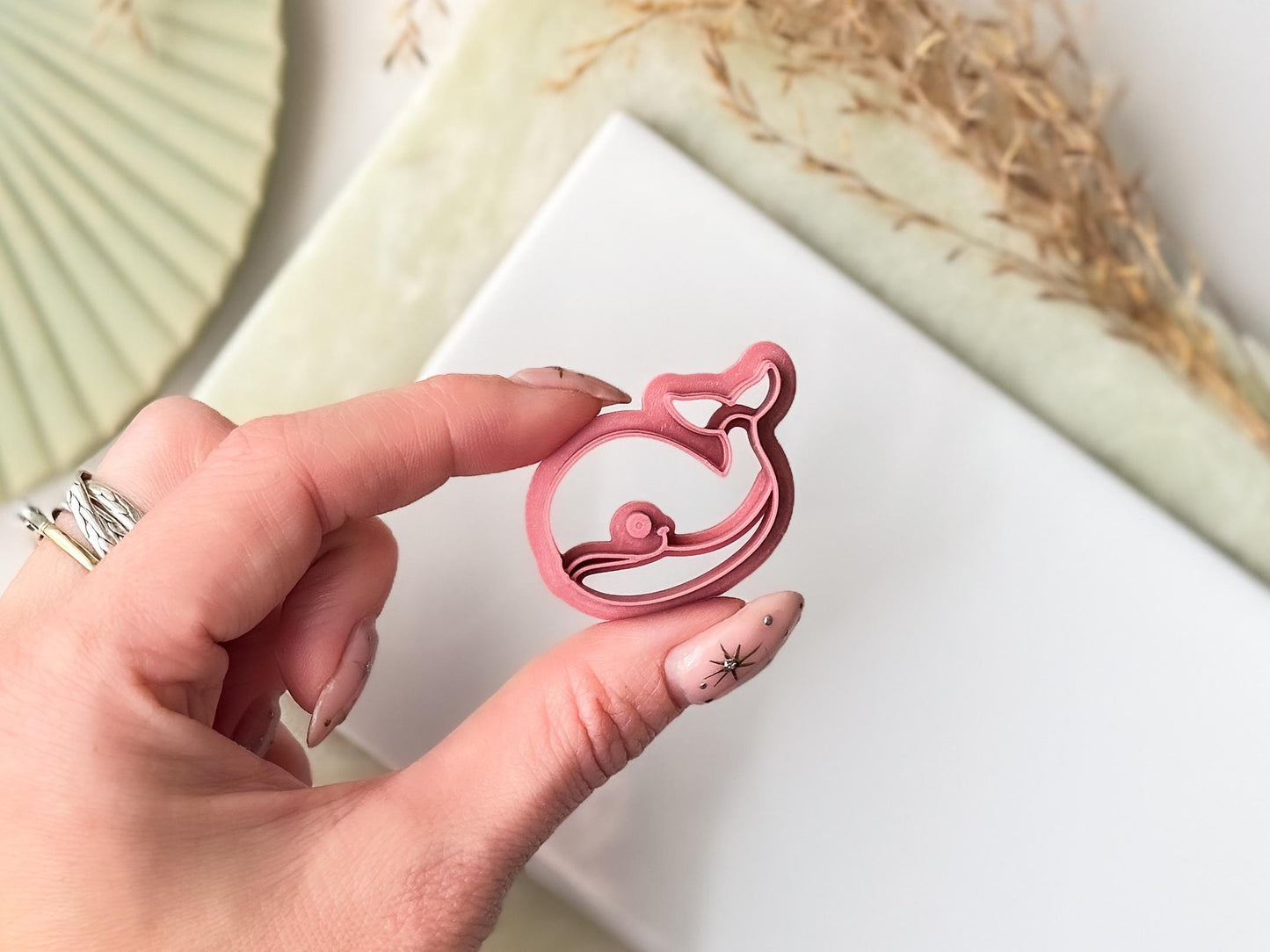 Whale Clay Cutter, Cartoon Ocean Animals, Polymer Clay Earring Making, Fondant (Food Safe Option)-New In - Cutters, Tools